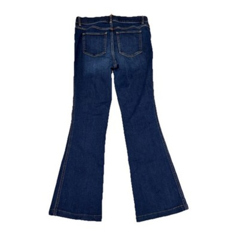SPANX Flare Jeans Womens Medium Dark Wash Pull On Stretch Shaping Denim Bootcut - Picture 6 of 6